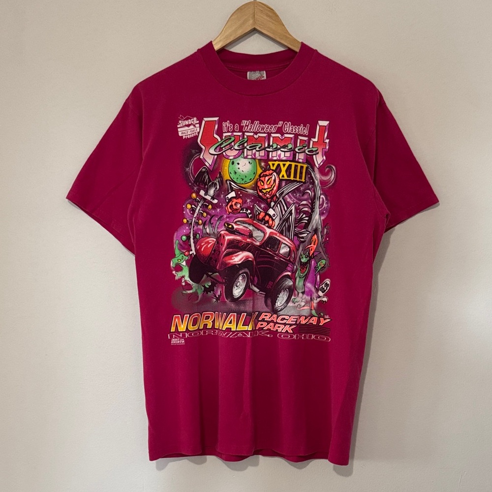 Vintage Norwalk Ohio Raceway T-Shirt / 1996 / Large / Halloween Summit